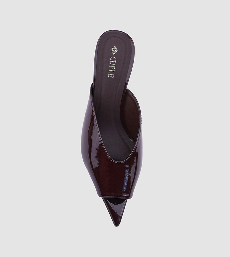 Cuple  Heels - COFFEE Heels