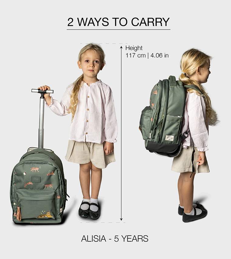 Front Pocket Trolley Bag - Tiger