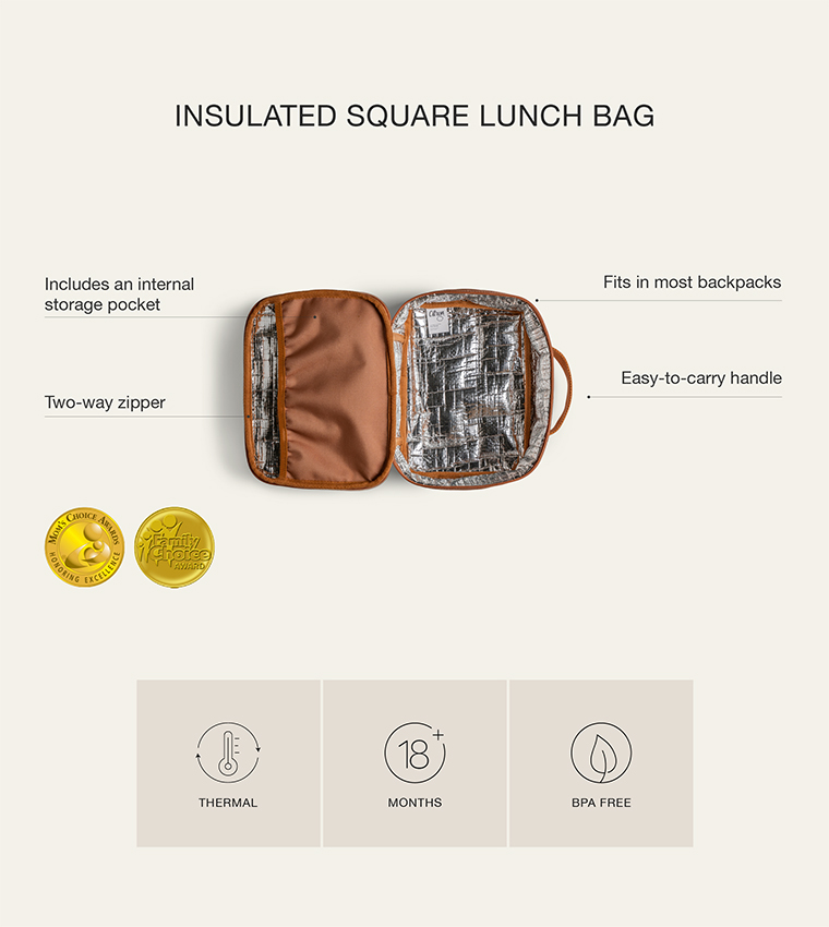 Insulated Square Lunch Bag