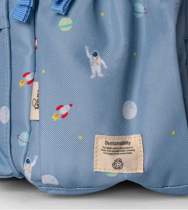 Front Pocket Medium Backpack - Spaceship