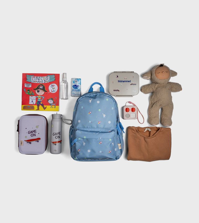 Front Pocket Medium Backpack - Spaceship