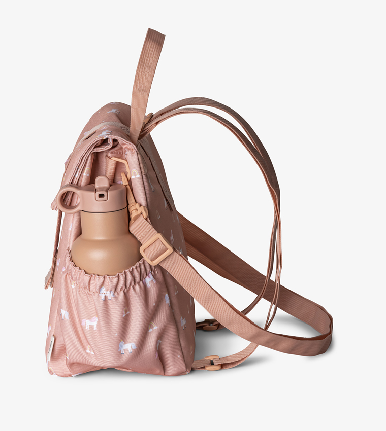 Unicorn Printed Insulated Rollup Lunch Bag