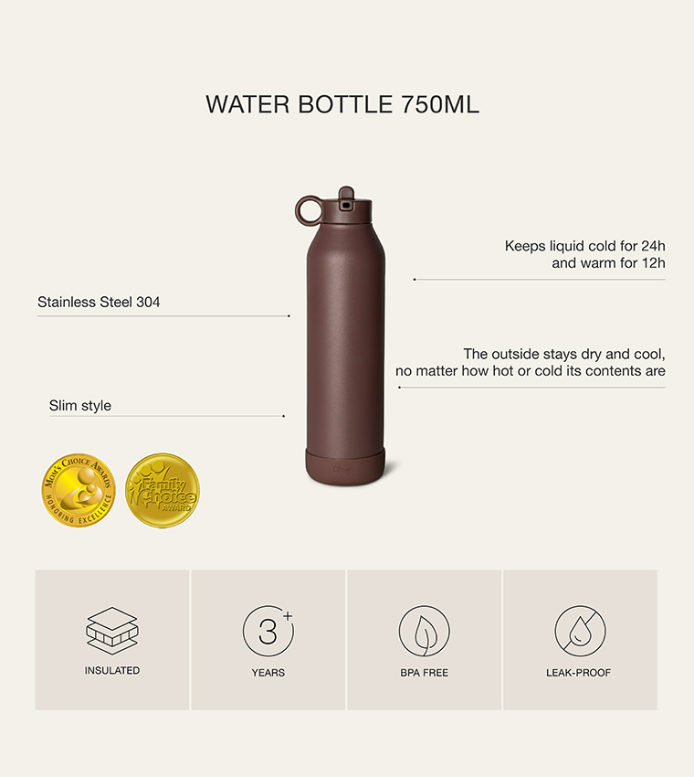 Stainless Steel Water Bottle, 750ml