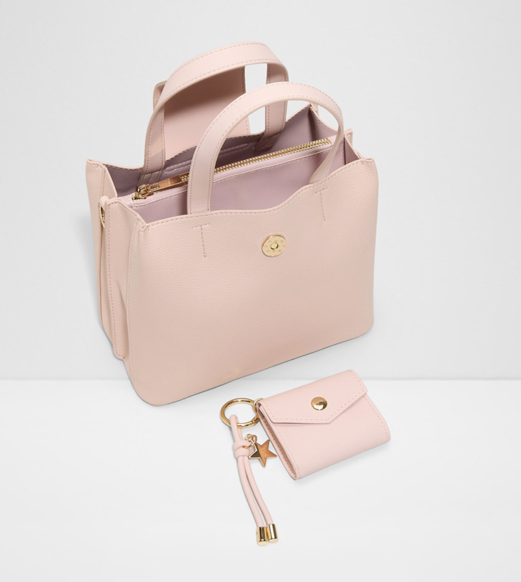 CALIORA Textured Satchel Bag