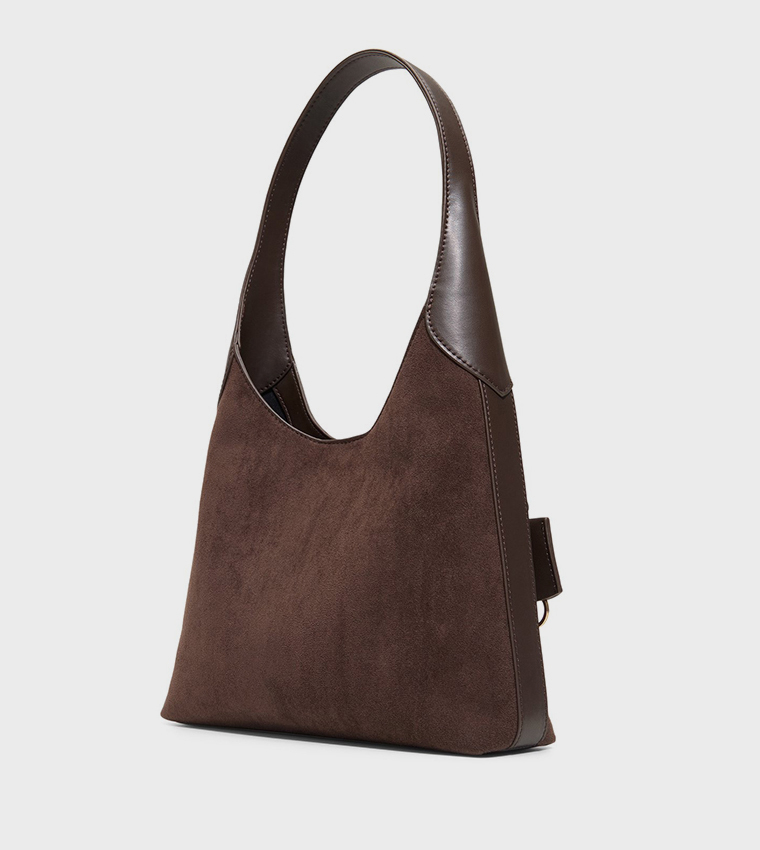 CALLIIOPE Solid Zippered Hobo Bag