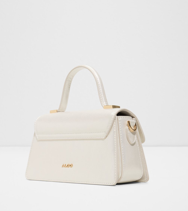 CALLUNA Textured Flap Top Handle Bag