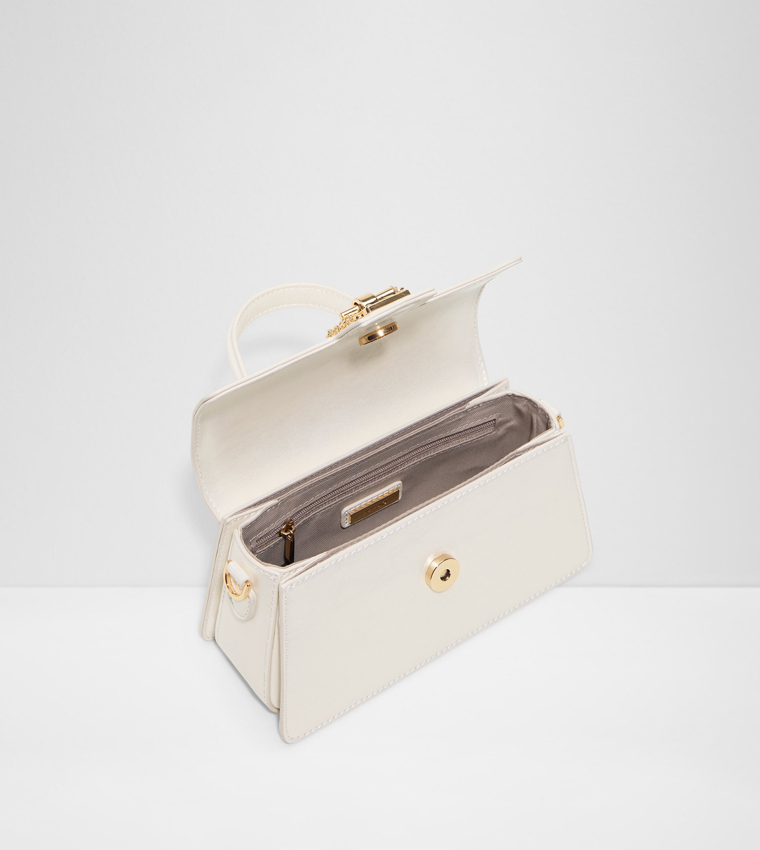 CALLUNA Textured Flap Top Handle Bag