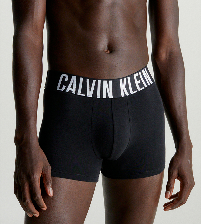 سروال داخلي بخصر مرن بشعار - 3 قطع