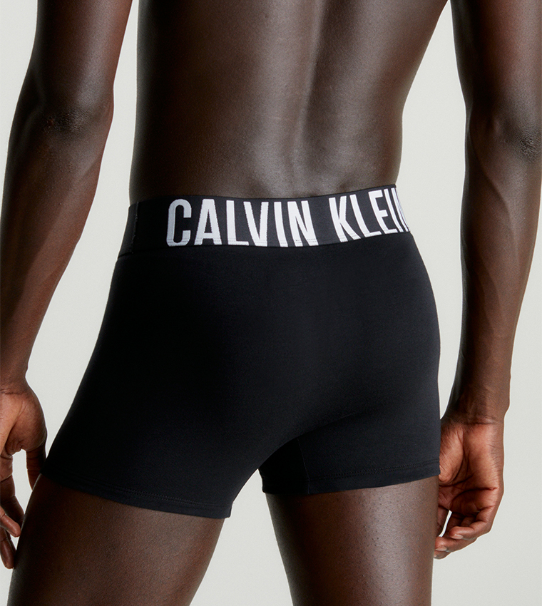 سروال داخلي بخصر مرن بشعار - 3 قطع