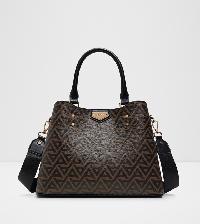 CARAEVER Monogram Satchel Bag