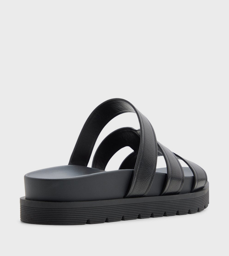 CASABLANCAAA Cut-Out Strap Flatform Sandals