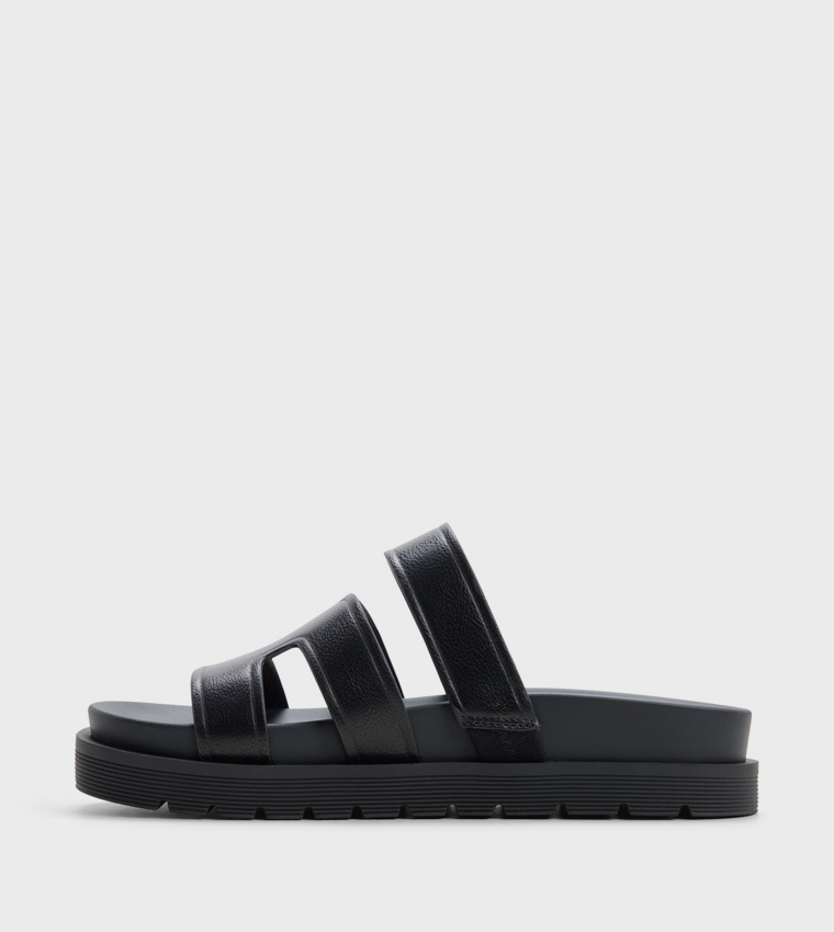 CASABLANCAAA Cut-Out Strap Flatform Sandals