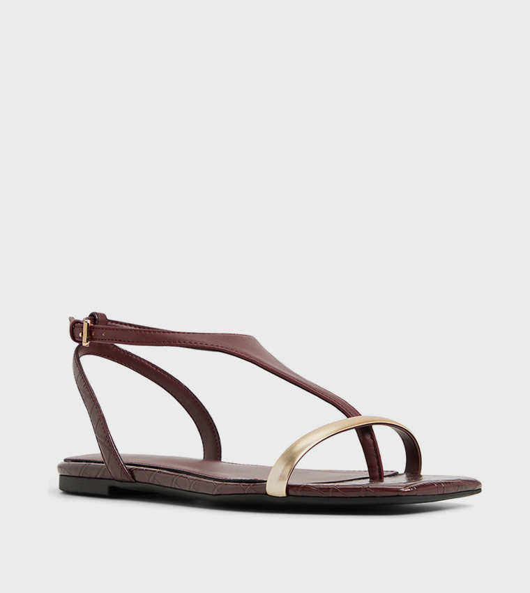 CATLYN T-Strap Flat Sandals