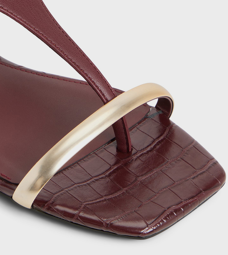 CATLYN T-Strap Flat Sandals