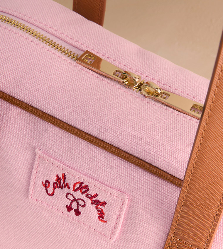 شنطة توت بلونين بسحاب 