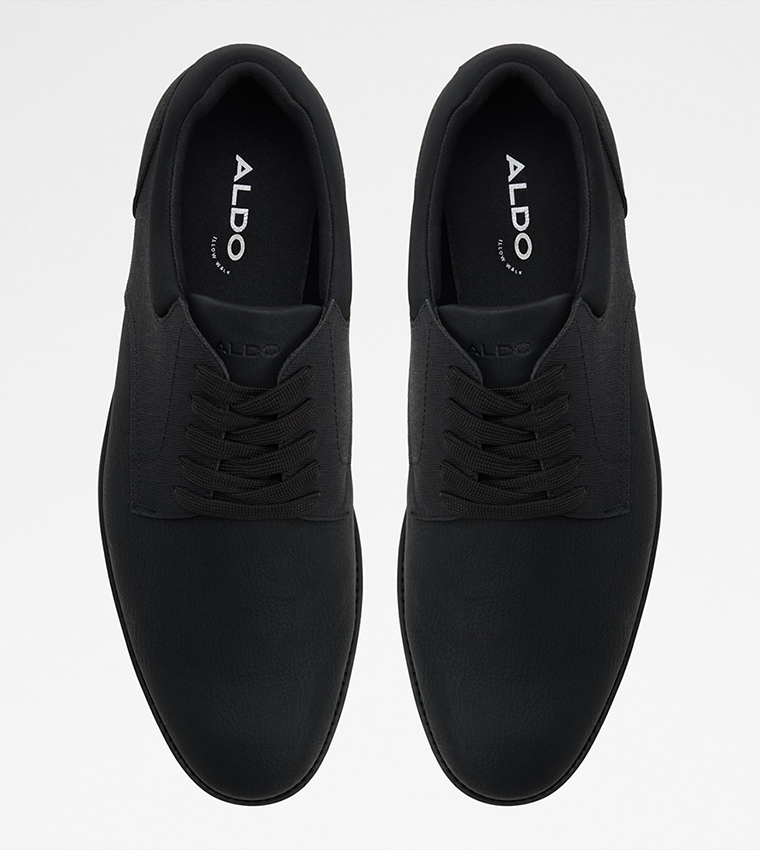 CCORBY Textured Round Toe Lace Up Casual Shoes