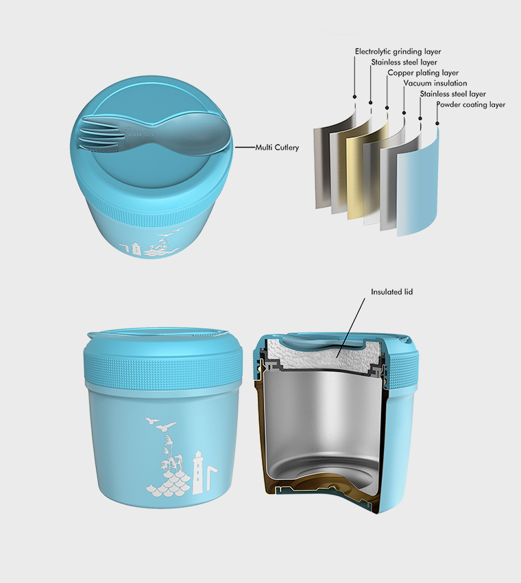SWEDEN Spirit TEMP Lunch Jar, 0.5L