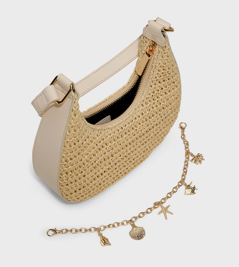 شنطة كتف رافيا 