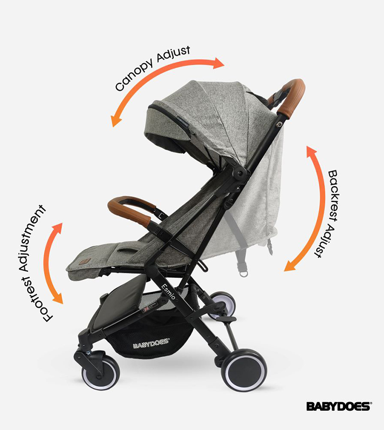 Travel Lite Shock Proof Baby Stroller with 5-Point Harness