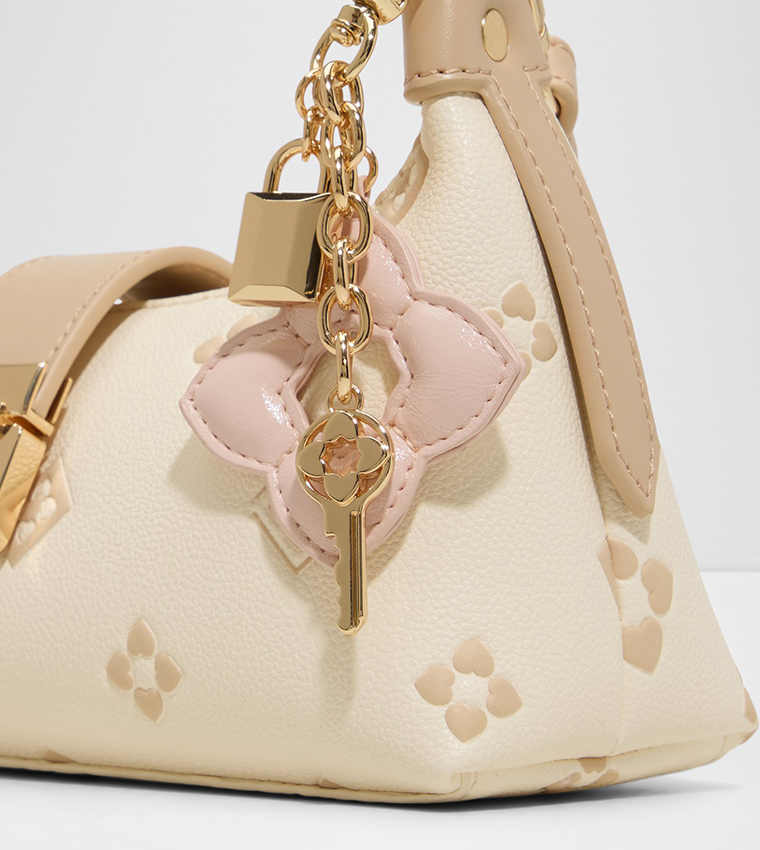 CHIARIA Patterned Snap Button Shoulder Bag