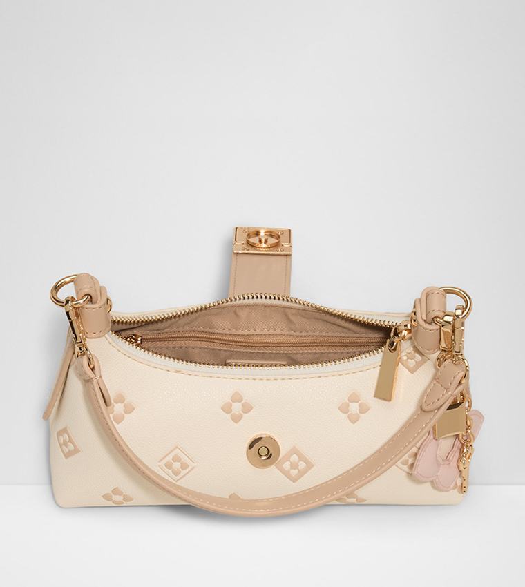 CHIARIA Patterned Snap Button Shoulder Bag