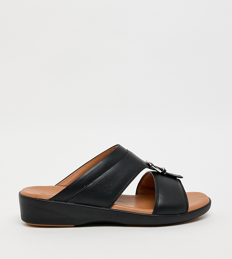 Call it Spring  Arabic Sandals - BLACK Arabic Sandals