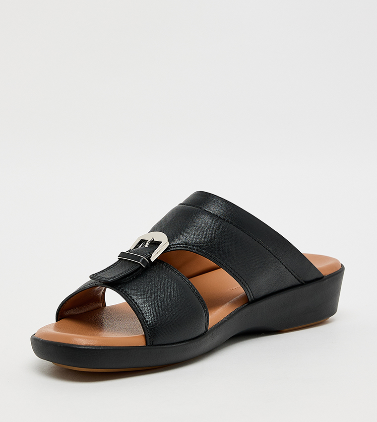 Call it Spring  Arabic Sandals - BLACK Arabic Sandals
