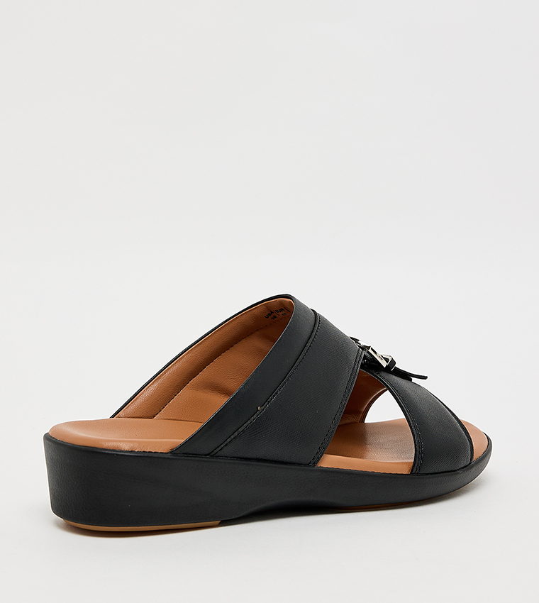 Call it Spring  Arabic Sandals - BLACK Arabic Sandals