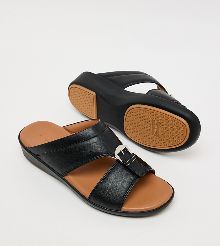 Call it Spring  Arabic Sandals - BLACK Arabic Sandals