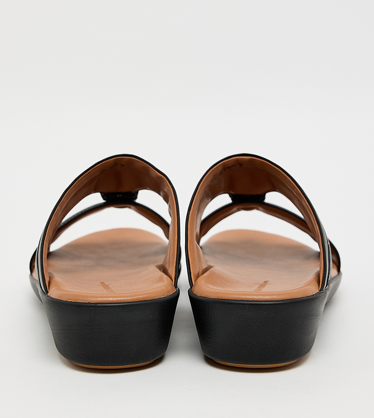 Call it Spring  Arabic Sandals - BLACK Arabic Sandals
