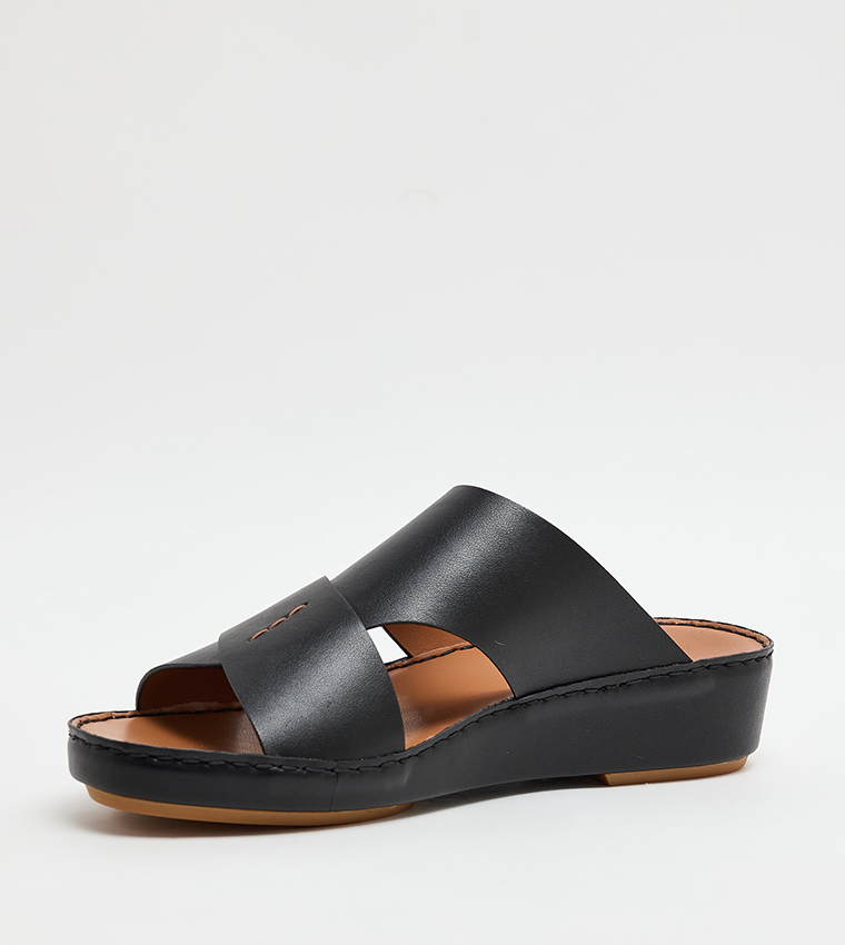Call it Spring  Arabic Sandals - Black Arabic Sandals