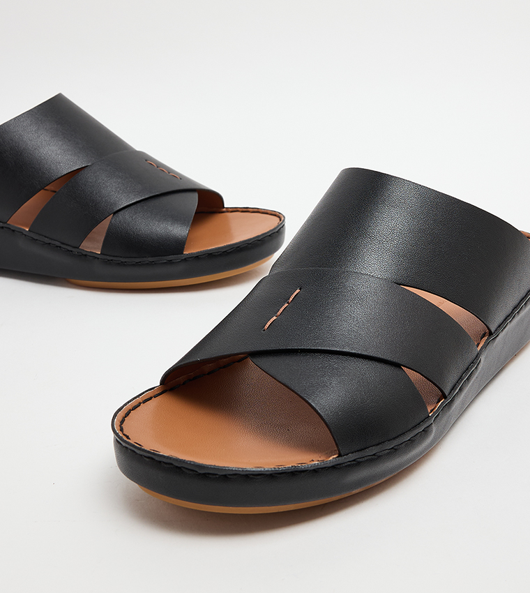 Call it Spring  Arabic Sandals - Black Arabic Sandals