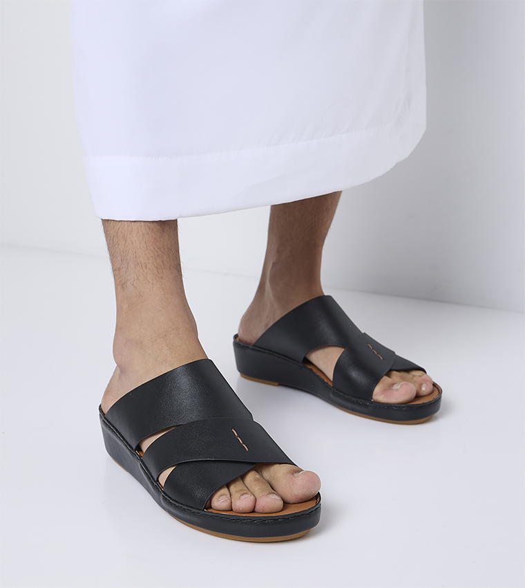 Call it Spring  Arabic Sandals - Black Arabic Sandals