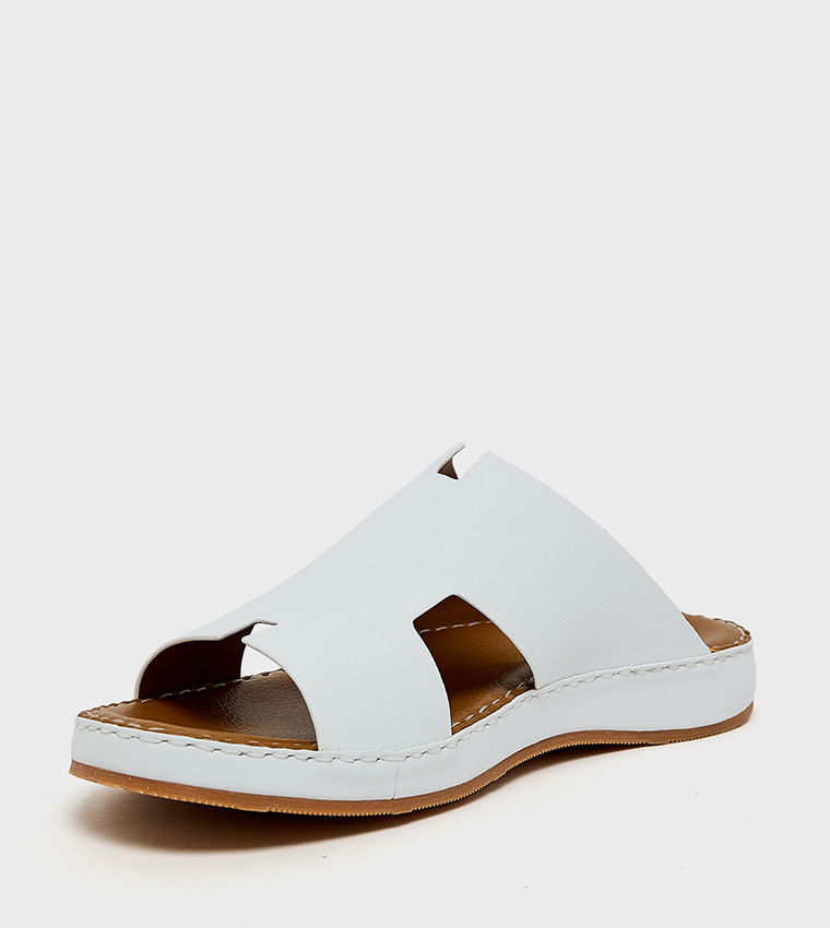 Solid Open Toe Arabic Sandals