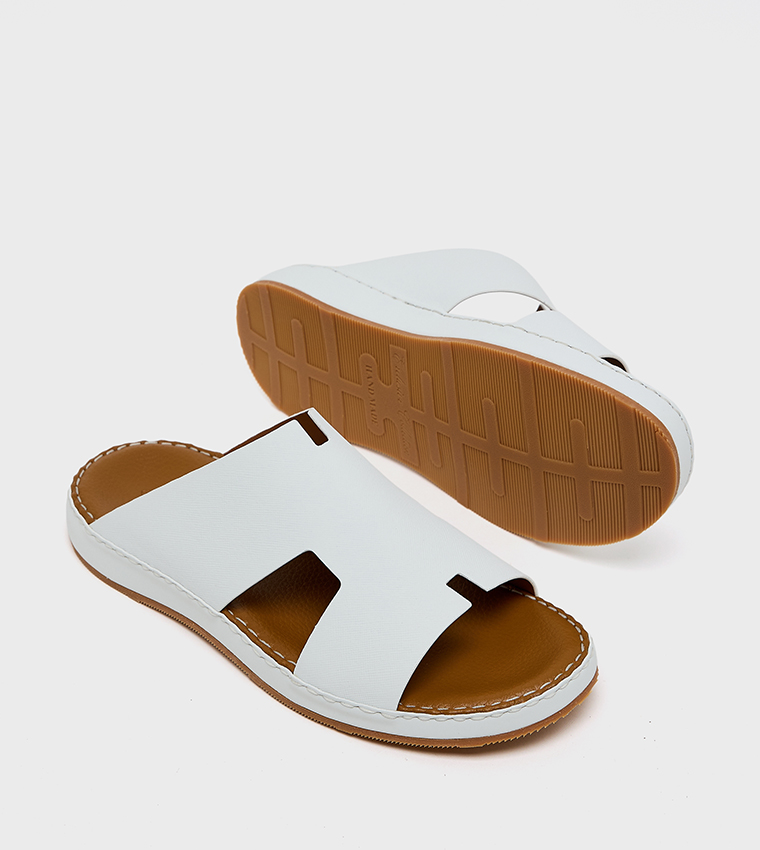 Solid Open Toe Arabic Sandals