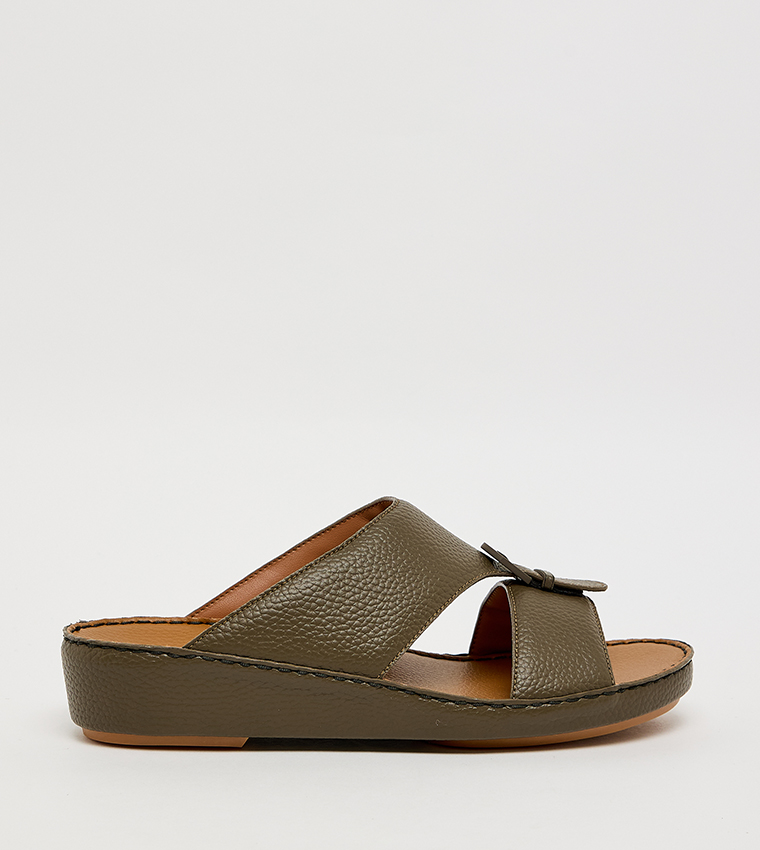 Call it Spring  Arabic Sandals - Olive Arabic Sandals
