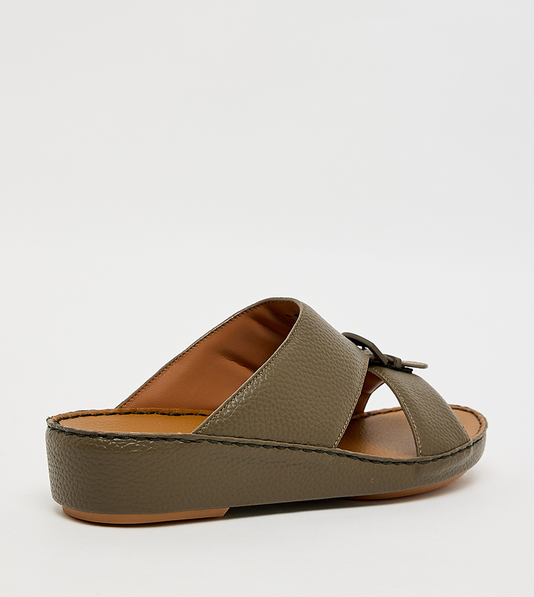 Call it Spring  Arabic Sandals - Olive Arabic Sandals