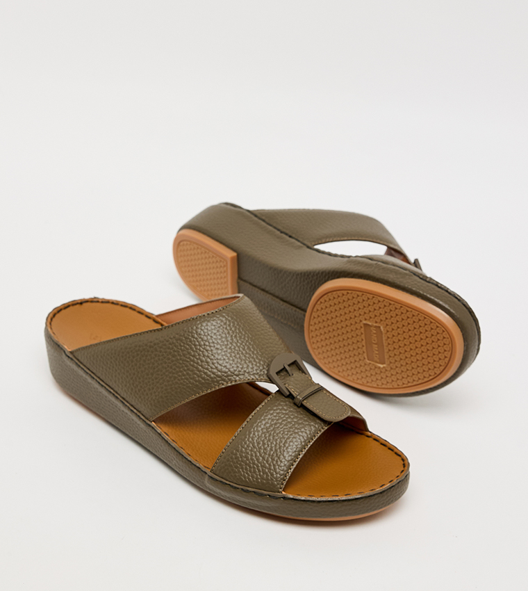 Call it Spring  Arabic Sandals - Olive Arabic Sandals