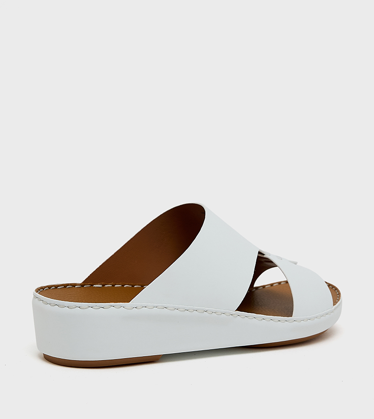 Solid Open Toe Arabic Sandals