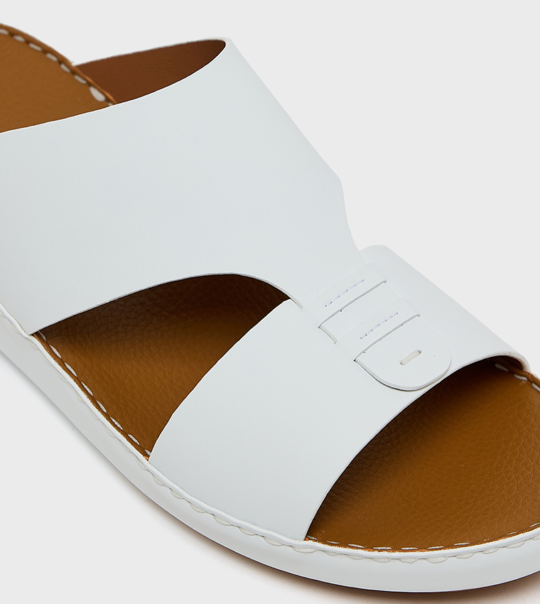 Solid Open Toe Arabic Sandals