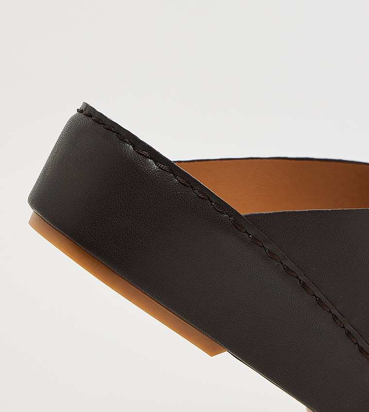 Solid Open Toe Arabic Sandals