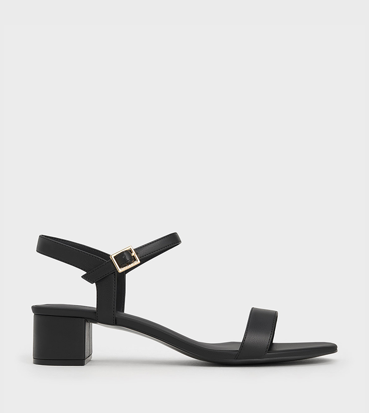 Ankle-Strap Block Heel Sandals