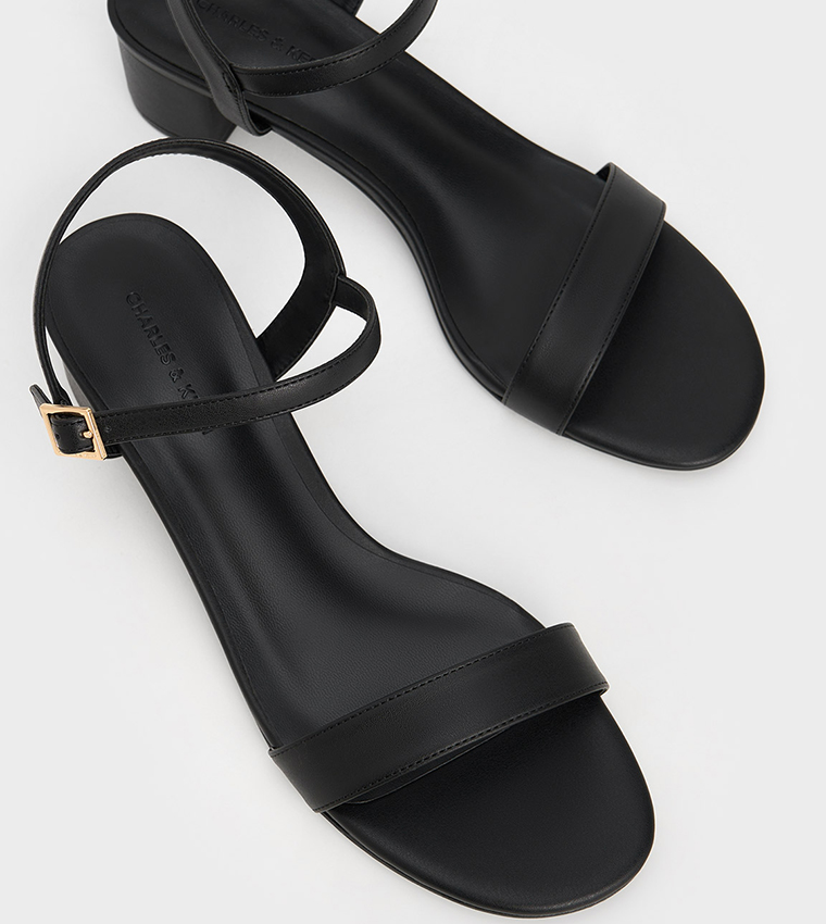 Ankle-Strap Block Heel Sandals
