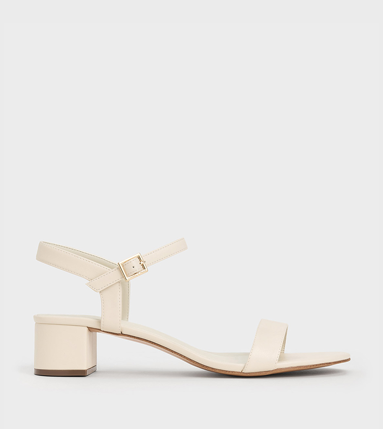 Ankle-Strap Block Heel Sandals