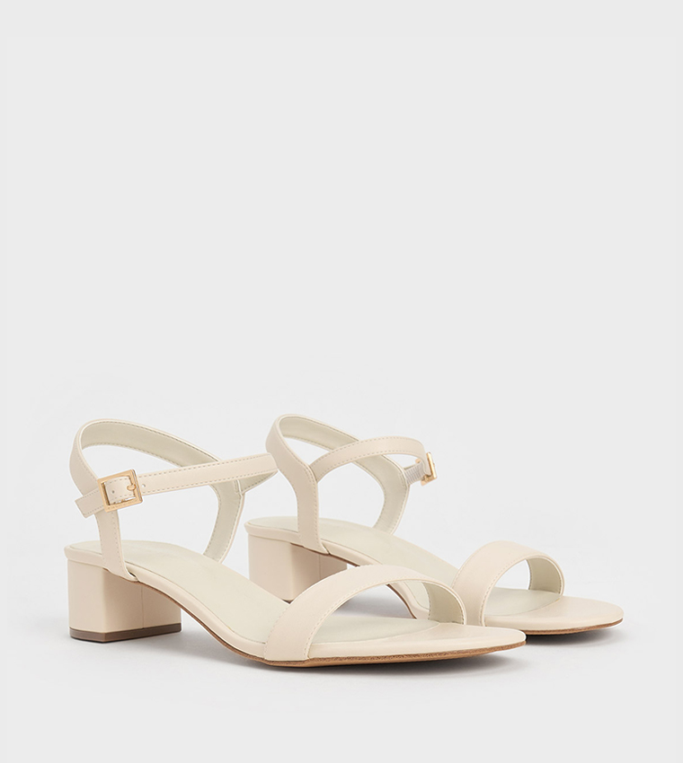 Ankle-Strap Block Heel Sandals