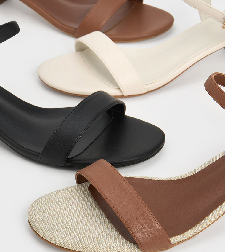 Ankle-Strap Block Heel Sandals