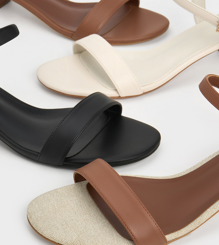 Ankle-Strap Block Heel Sandals