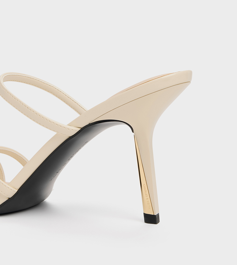 TAYLEN Solid Strappy Heeled Sandals