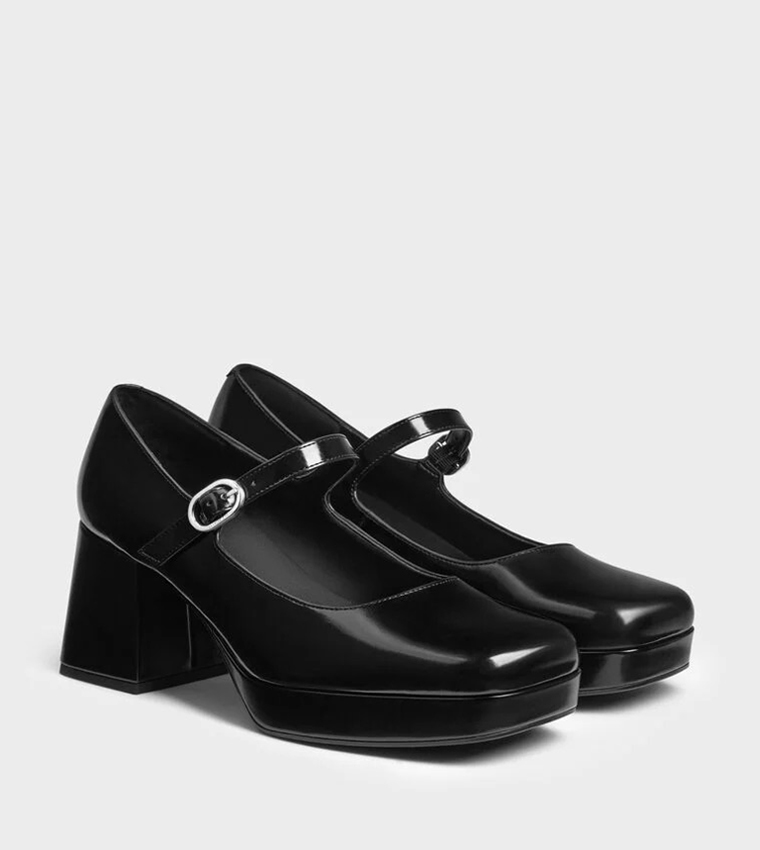Solid Mary Jane Pumps