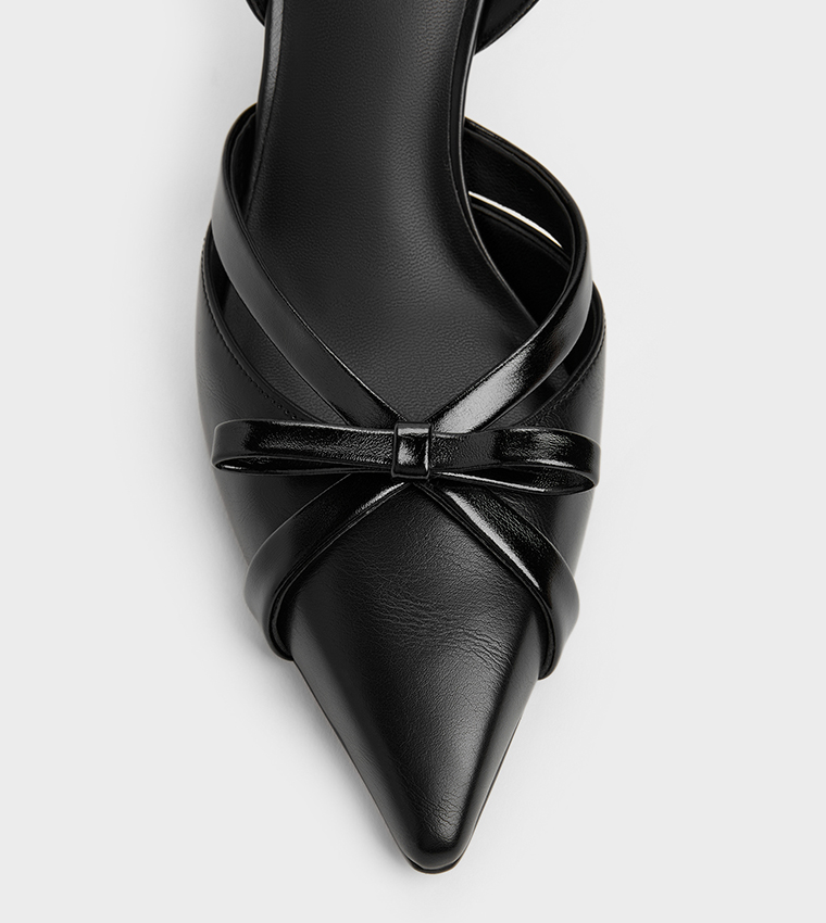 KALEEN Solid Slingback Stiletto Heel Pumps
